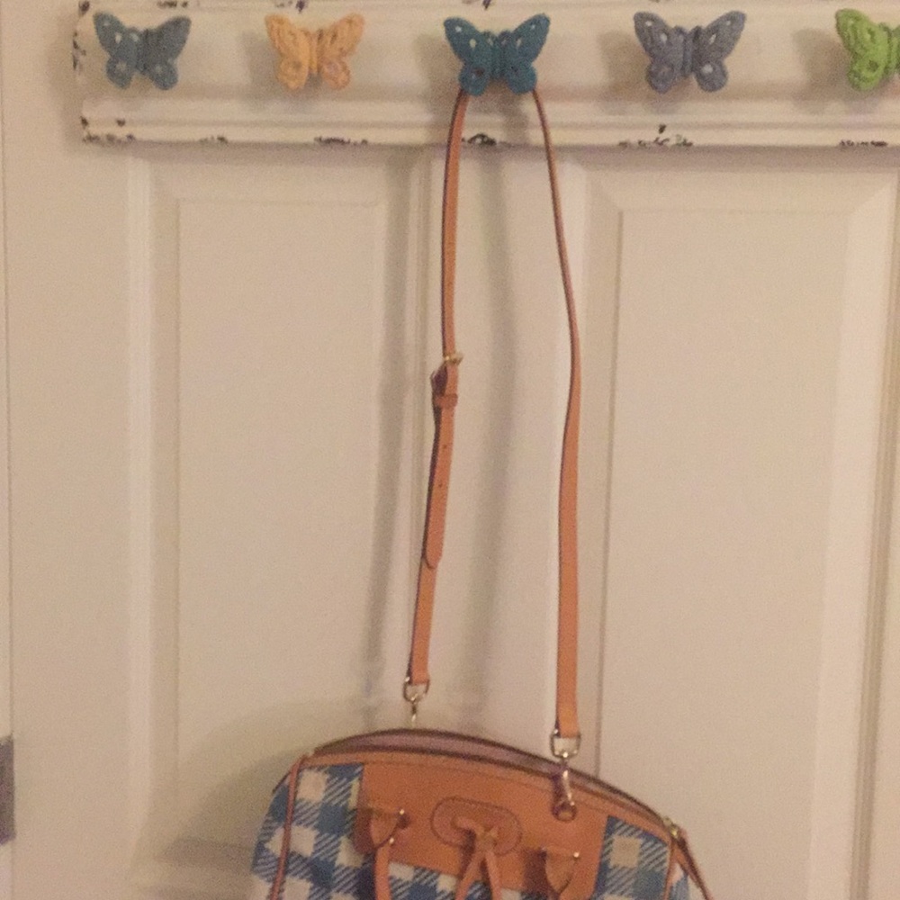 Dooney and Bourke Gingham Purse - Picture 9 of 11